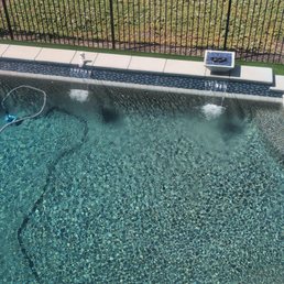 Our clean and sparkly pool Our clean and sparkly pool