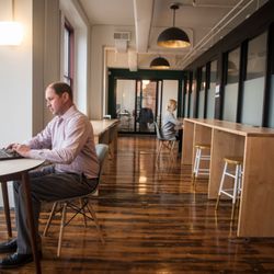 align.Space - Three floors of open seating with lots of natural light.