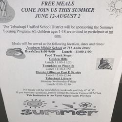 Tehachapi Unified School District - Locations