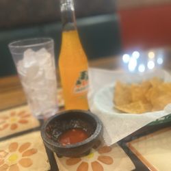 Fiesta Mexicana - The yummy salad chips and jarrito