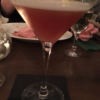 Darcy's Restaurant - French Martini - yum, pity it wasn't full to the brim - British Near Me - Belfast, BFS