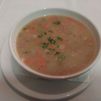 Roots Restaurant and Bar - Soup du jour: potato leek - New American Near Me - Camas, Washington Roots Restaurant and Bar - Soup du jour: potato leek - New American Near Me - Camas, Washington