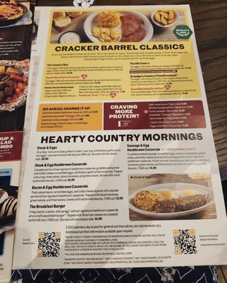 Menu photo 1 Cracker Barrel Old Country Store Kissimmee, FL Menu photo 1 Cracker Barrel Old Country Store Kissimmee, FL