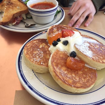 The Corner - Fresh berry pancakes and a grilled taleggio sandwich - Cafes Near Me - Montclair, New Jersey The Corner - Fresh berry pancakes and a grilled taleggio sandwich - Cafes Near Me - Montclair, New Jersey