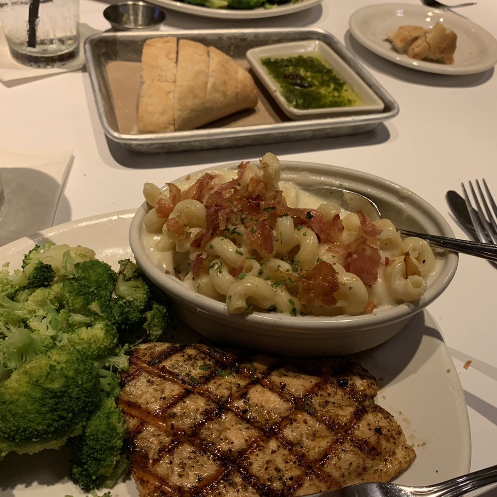 Bonefish Grill - Grilled salmon, broccoli, Mac and cheese. - Seafood Near Me - Gainesville, Florida Bonefish Grill - Grilled salmon, broccoli, Mac and cheese. - Seafood Near Me - Gainesville, Florida