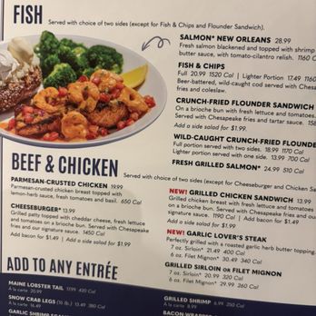 Red Lobster - Menu - Seafood Near Me - Conyers, Georgia