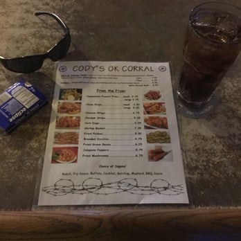 Cody's Ok Corral Bar - menu and drink - Sports Bars Near Me - Cottonwood, California