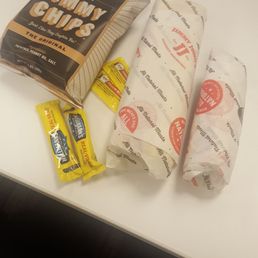 Lighting speed delivery to my work, only took 5 minutes from ordering! The pickle is almost as big as my sandwich! Lighting speed delivery to my work, only took 5 minutes from ordering! The pickle is almost as big as my sandwich!