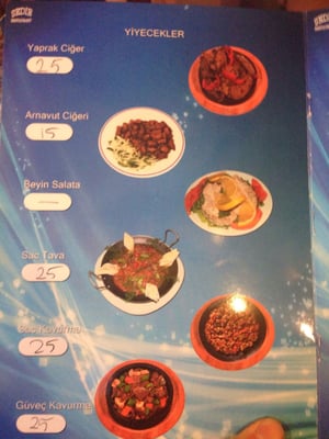 Menu photo 1 Sedir Restaurant Istanbul, 34