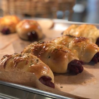 Tous Les Jours - pastries on a baking sheet - Coffee & Tea Near Me - San Jose, California Tous Les Jours - pastries on a baking sheet - Coffee & Tea Near Me - San Jose, California