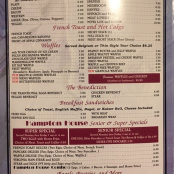 Hampton House Waffles & Eatery - Menu - Waffles Near Me - Feasterville, Pennsylvania