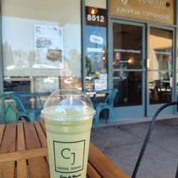 CJ Coffee House - Matcha coffee cold drink