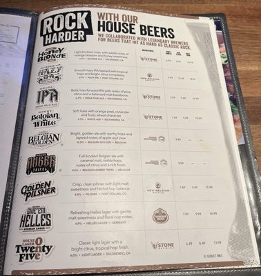 Menu photo 2 Yard House Long Beach, CA