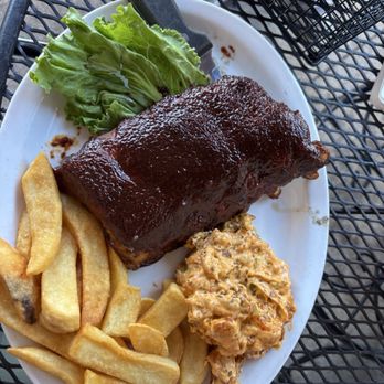 Fatty's Pub and Grille - Ribs and half fries half signature Cajun fried potato salad - Sports Bars Near Me - DeKalb, Illinois Fatty's Pub and Grille - Ribs and half fries half signature Cajun fried potato salad - Sports Bars Near Me - DeKalb, Illinois