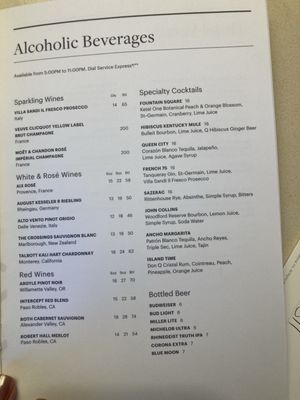 Menu photo 1 Over Vine Cincinnati, OH