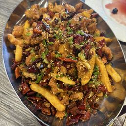 Spicy chili chicken