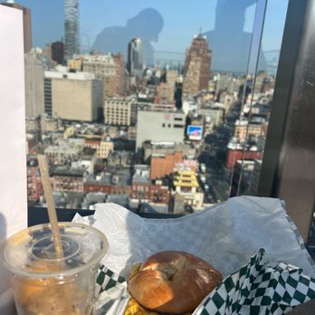 Leon's Bagels - Took my bagel to the roof top to enjoy the views! - Bagels Near Me - New York, New York Leon's Bagels - Took my bagel to the roof top to enjoy the views! - Bagels Near Me - New York, New York