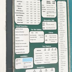 Rise and Grind - Menu as of 6/18/26