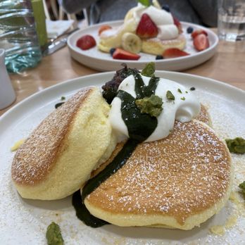 J S Foodies - Matcha pancakes - Japanese Near Me - Princeton, New Jersey J S Foodies - Matcha pancakes - Japanese Near Me - Princeton, New Jersey