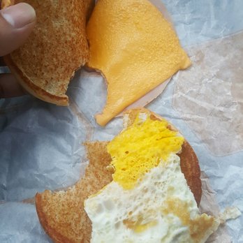 Jack in the Box - Ultimate breakfast sandwich..........Yeah right. Didn't even bother putting the bacon and let's not even talk about that egg. - Tacos Near Me - San Leandro, California