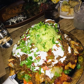 Pablo y Pablo - Birria nachos. So large and unmanageable to eat. Gross and yucky - Mexican Near Me - Seattle, Washington