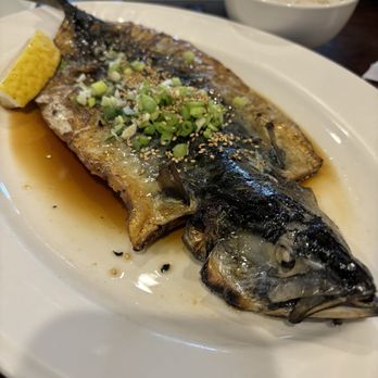 Wa Izakaya - SGV - Grilled Negi Goma Saba (Mackerel) - Sushi Bars Near Me - San Gabriel, California