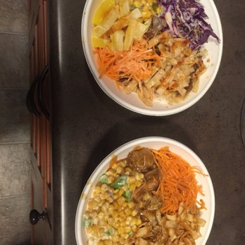 MiSo - Steak rice bowl and Curry chicken rice bowl. Both were definitely delicious! - Salad Near Me - Lacey, Washington