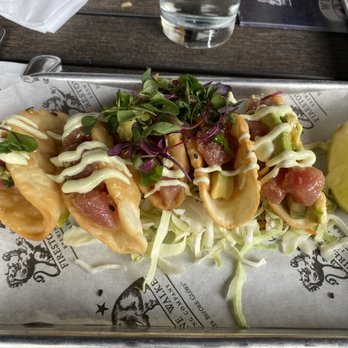 Firestone Walker Brewing- Buellton - Ahi wonton tacos - Brewpubs Near Me - Buellton, California