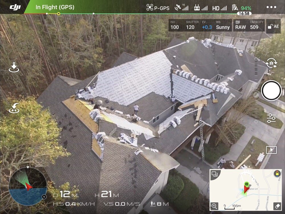 Slide of Brown Rooftops