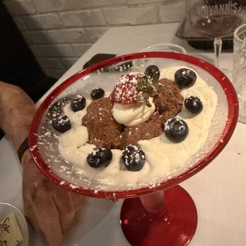 Giovanni’s Fresh Italian Kitchen - Chocolate mousse dessert - Italian Near Me - Dunedin, Florida Giovanni’s Fresh Italian Kitchen - Chocolate mousse dessert - Italian Near Me - Dunedin, Florida