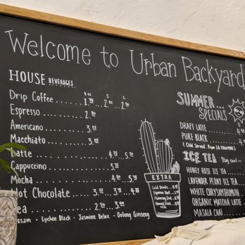 Urban Backyard - Coffee & Tea Near Me - New York, New York Urban Backyard - Coffee & Tea Near Me - New York, New York