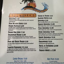 Fernando's Costa Del Sol - Menu a/o 2/23/26
