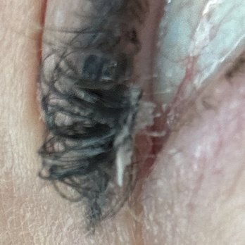 Ziva Beauty - A clump of lashes and hard glue. - Hair Salons Near Me - Fort Pierce, Florida
