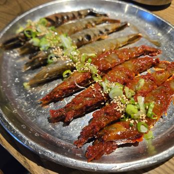 Anju - Raw Shrimp (half-n-half) - Korean Near Me - Markham, Ontario