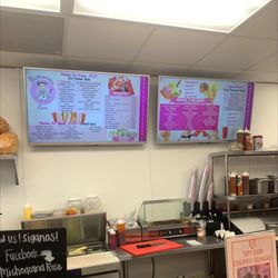 La Michoacana Rose - Wall menu