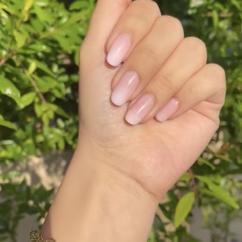 Polished Nail Bar - Spray painted ombré gel nails on my natural nails - Nail Salons Near Me - Downey, California Polished Nail Bar - Spray painted ombré gel nails on my natural nails - Nail Salons Near Me - Downey, California