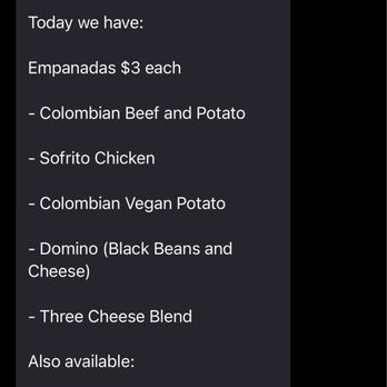 Mami's Empanadas - Menu - Latin American Near Me - Honolulu, Hawaii Mami's Empanadas - Menu - Latin American Near Me - Honolulu, Hawaii