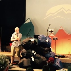 Bonita Park - worship/conference center. There's a kid under that stack.