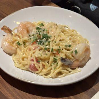 Fireside - Shrimp Alfredo - American Near Me - Naples, Florida Fireside - Shrimp Alfredo - American Near Me - Naples, Florida