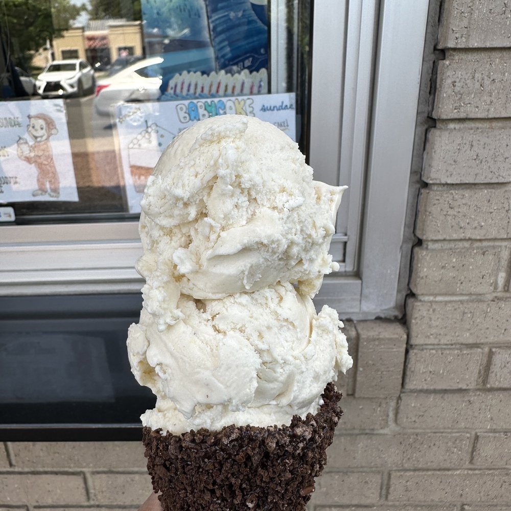 Petrucci's Inside Scoop - Chiquita Banana on waffle cone with chelate crumbs. - Ice Cream & Frozen Yogurt Near Me - Piscataway, New Jersey Petrucci's Inside Scoop - Chiquita Banana on waffle cone with chelate crumbs. - Ice Cream & Frozen Yogurt Near Me - Piscataway, New Jersey