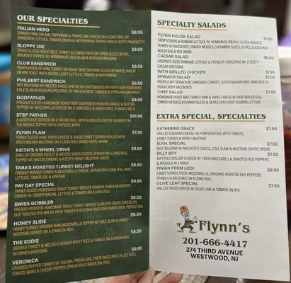 Menu photo 2 Flynn's Deli Westwood, NJ Menu photo 2 Flynn's Deli Westwood, NJ