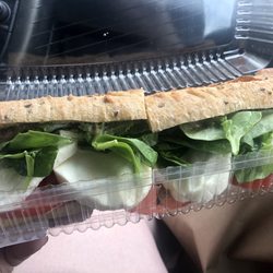 Earth Fare - Caprese sub with spinach instead of arugula