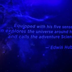 Burke Baker Planetarium - Edwin Hubble