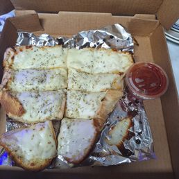 Regular size garlic cheese bread Regular size garlic cheese bread