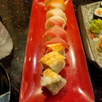 Sushiholic - Rainbow roll - Sushi Bars Near Me - San Antonio, Texas Sushiholic - Rainbow roll - Sushi Bars Near Me - San Antonio, Texas