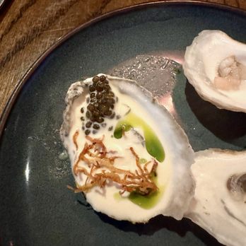 The Shipwright's Daughter - Dressed oyster on half shell - Seafood Near Me - Mystic, Connecticut The Shipwright's Daughter - Dressed oyster on half shell - Seafood Near Me - Mystic, Connecticut