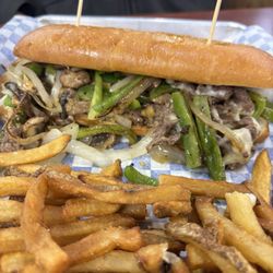Pappy Jacks - Philly cheesesteak and fries