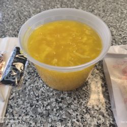 New China Moon - Egg Drop Soup. HOT & SAVORY!