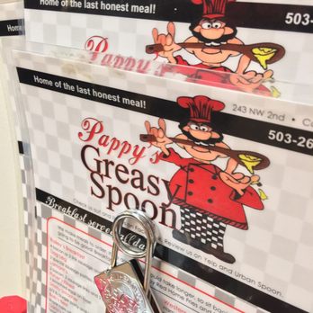 Pappy's Greasy Spoon - Menu - American Near Me - Canby, Oregon Pappy's Greasy Spoon - Menu - American Near Me - Canby, Oregon