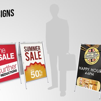 Print & Gift Store - A frame, direction signs - Printing Services Near Me - Toronto, Ontario
